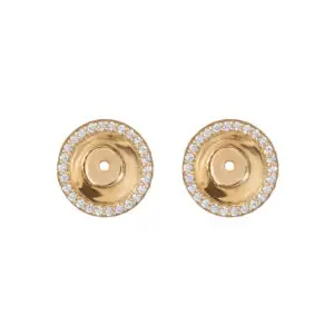 Ohrstecker Lotus Diamant Kranz – Bild 2