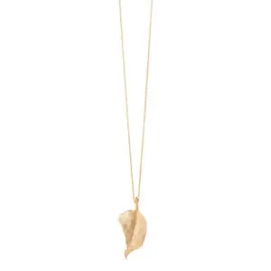 Blatt groß aus der Leaves Collection in 18kt Gelbgold – Bild 3